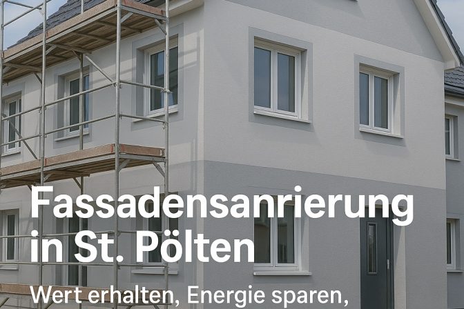 Fassadensanierung in St. Pölten – Wert erhalten, Energie sparen, Immobilien verschönern