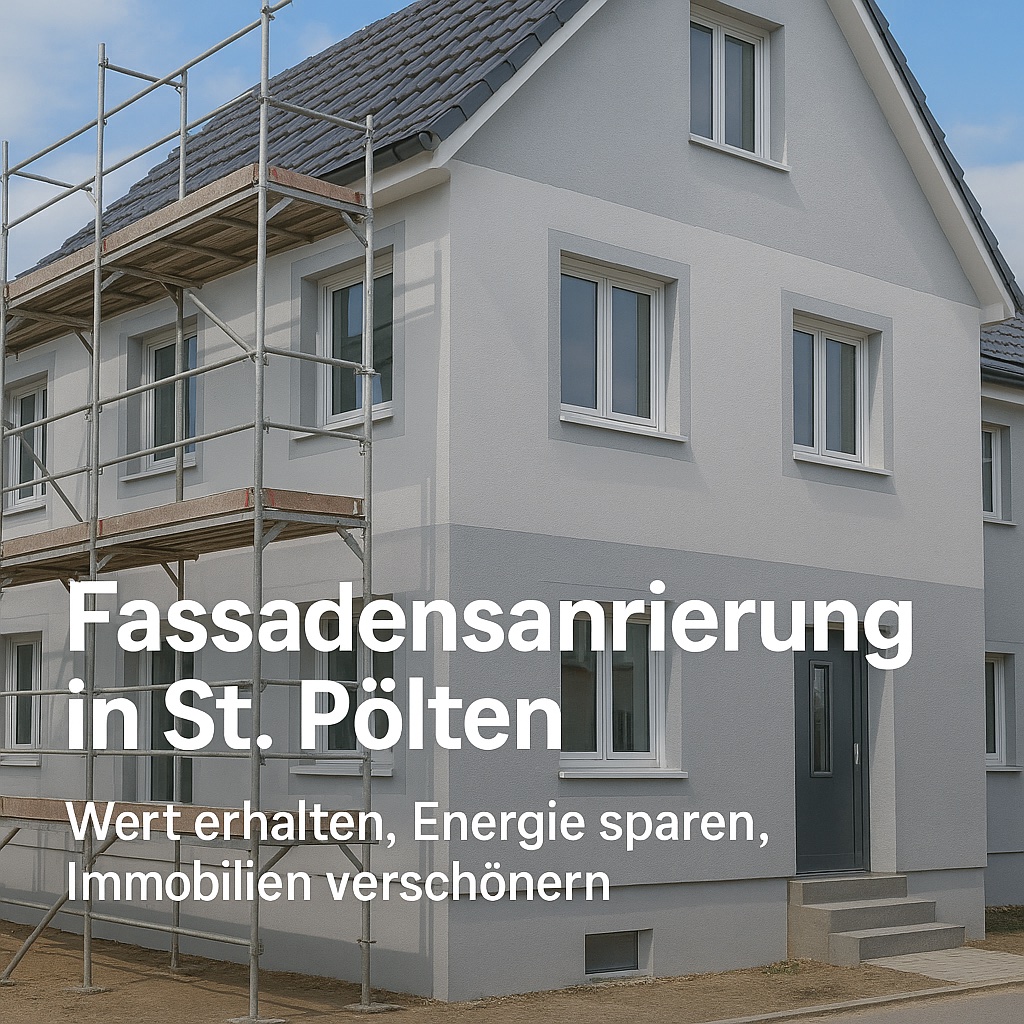Fassadensanierung in St. Pölten – Wert erhalten, Energie sparen, Immobilien verschönern